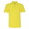 thumbnail image 1 of Asquith & Fox - Polo liso de manga corta Hombre/Caballero (Limón zest), 1 of 3