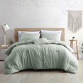 thumbnail image 2 of Modern Threads - Comforter Set - Down Alternative Brushed Microfiber - Elegant All Season Bedspread Set - Includes Comforter, Shams, & Decorative Pillow - Luxurious Bedding - King, Spa, 2 of 5