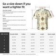 thumbnail image 5 of Susaid Sweet Bee Print Hawaiian Shirts for Men Women,Hawaiian Summer Short-Sleeve Casual Relaxed-Fit Button-Down,XX-Large, 5 of 7