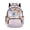 Cartoon Cats Floral Leopard Zebra, variant on Xixirimido Fox Face Print 17" Multi Pockets Kids Backpack for Boys Lightweight School Bag Girls Large Bookbag for Elementary Middle High School Students