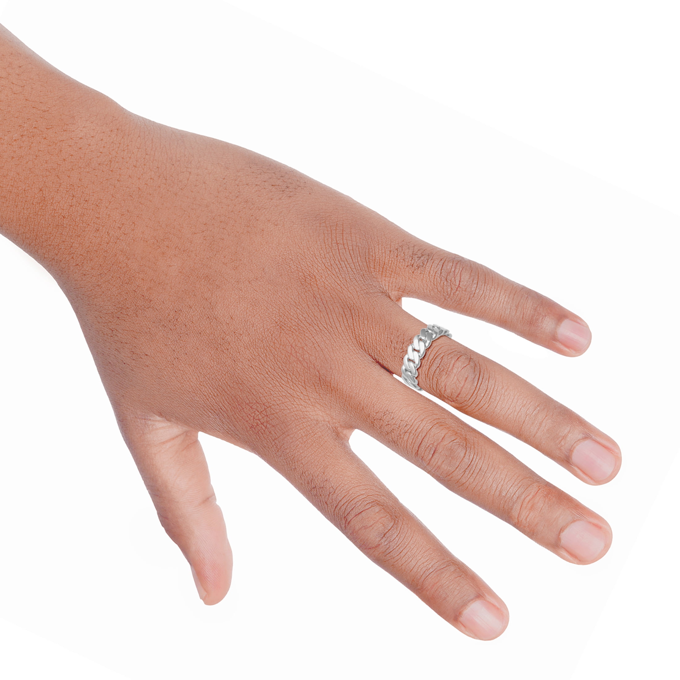 Keepsake Sterling Silver Cuban Link Men's Band