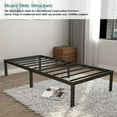Eavesince 14 inches Twin XL Size Metal Bed Frames,No Box Spring Needed