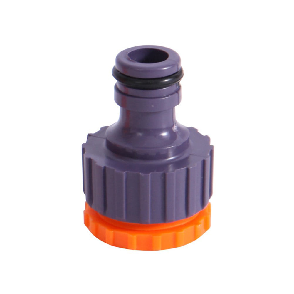 1/2" 3/4" Screw On Threaded Tap End Connector Garden Hose Pipe Lock Adaptor 