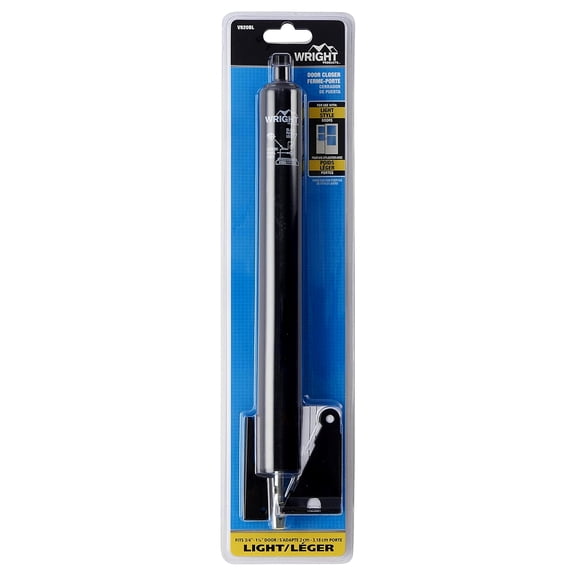 Wright Products V920BL Standard Duty, Black, Aluminum, Pneumatic Door Closer