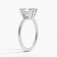 thumbnail image 2 of Dash Jewel Asscher Cut Excellent 1.9 Ct Diamond Ring For Women's - Silver 14K White Gold Over Rings On Clearance - Hidden Halo Diamond Rings for Her - Unique Under Halo Diamond Rings for Women's, 2 of 6