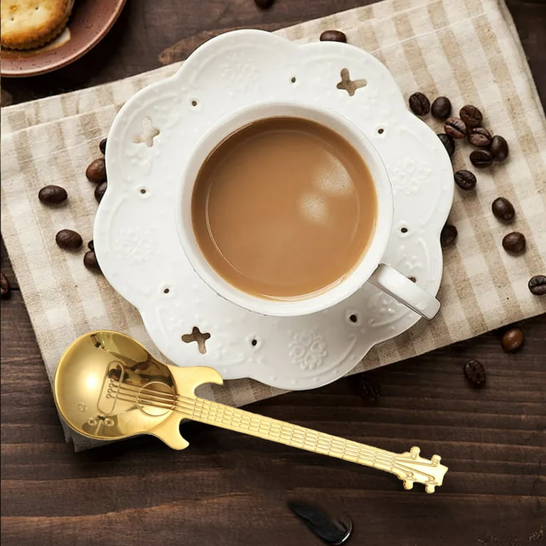 Guitar Coffee Teaspoons Volturno - Utensils For Kitchen