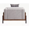 thumbnail image 2 of Pelton Fabric & Walnut Finish Dining Chair - 1-Piece with Non-Slip Pads, 2 of 5