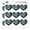 Opaque, variant on Batman Arkham Asylum Video Game Logo Heart Shaped Planner Calendar Scrapbook Craft Stickers