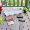 thumbnail image 2 of Bloom Box Garden Growing Kit Small White with Brackets for 2 x 6 Railings, 2 of 4