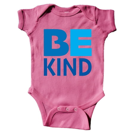 

Inktastic Be Kind Logo in Blue Gift Baby Boy or Baby Girl Bodysuit