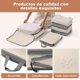 thumbnail image 3 of Bolsa Organizador de Viaje para Maletas Compresión, 6pcs Bolsas Organizadora de Equipaje Viaje Accesorios, Impermeable Bolsas para Viaje Organizadoras Packing Cubes, Blanquecino, 3 of 4