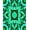 Green, Pattern 2, variant on ODIKA 4'x6' Machine Washable Non-Slip Area Rug, Vibrant Swirl Abstract Medallion Interwoven High Traffic Rug, Blue, 660160