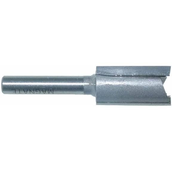 Magnate 205D Straight 1/4" Shank Carbide Tipped Router Bit — 17/32" Cutting Diameter; 3/4" Cutting Length; 1/4" Shank Diameter; 1-1/4" Shank Length