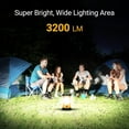 thumbnail image 6 of Camping Lantern,3200LM Bright Camping Light, 4600mAh Rechargeable LED Lantern for Power Outages,5 Light Modes Lantern Camping Lamp for Fishing/Hurricane/Emergency,Camping Must Haves, 6 of 8