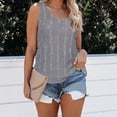 thumbnail image 3 of Scyoekwg Work Out Tank Tops Womens Sleeveless Lightweight Going Out Top Loose Womens Summer Fashion Ladies Blouses Dressy Casual Trendy, 3 of 8