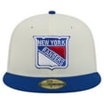 thumbnail image 2 of Men's-New Era  White New York Rangers Chrome Two-Toned 59FIFTY Fitted Hat, 2 of 6