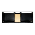 thumbnail image 6 of Ariel Hamlet 61 In. Double Oval Sink Vanity With 1.5 In. Carrara White Countertop In Black, 6 of 11
