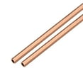 thumbnail image 1 of Uxcell 2Pcs 500mm tubo redondo de cobre 4mm(ID)x6mm(OD)x500mm(L), 1 of 3