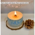thumbnail image 3 of 40Sets Double-Layered Wooden Candle Wicks and Stands 5.1 X 0.5 Inch Natural Candle for Candles Making,Wooden Candle Wick, 3 of 8