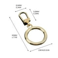 thumbnail image 3 of Metal Zipper Slider Replacement Kit, Hook Hole Dedicated Zipper Heads, Repair Accessories for Clothing Luggage Bags, 3 of 6