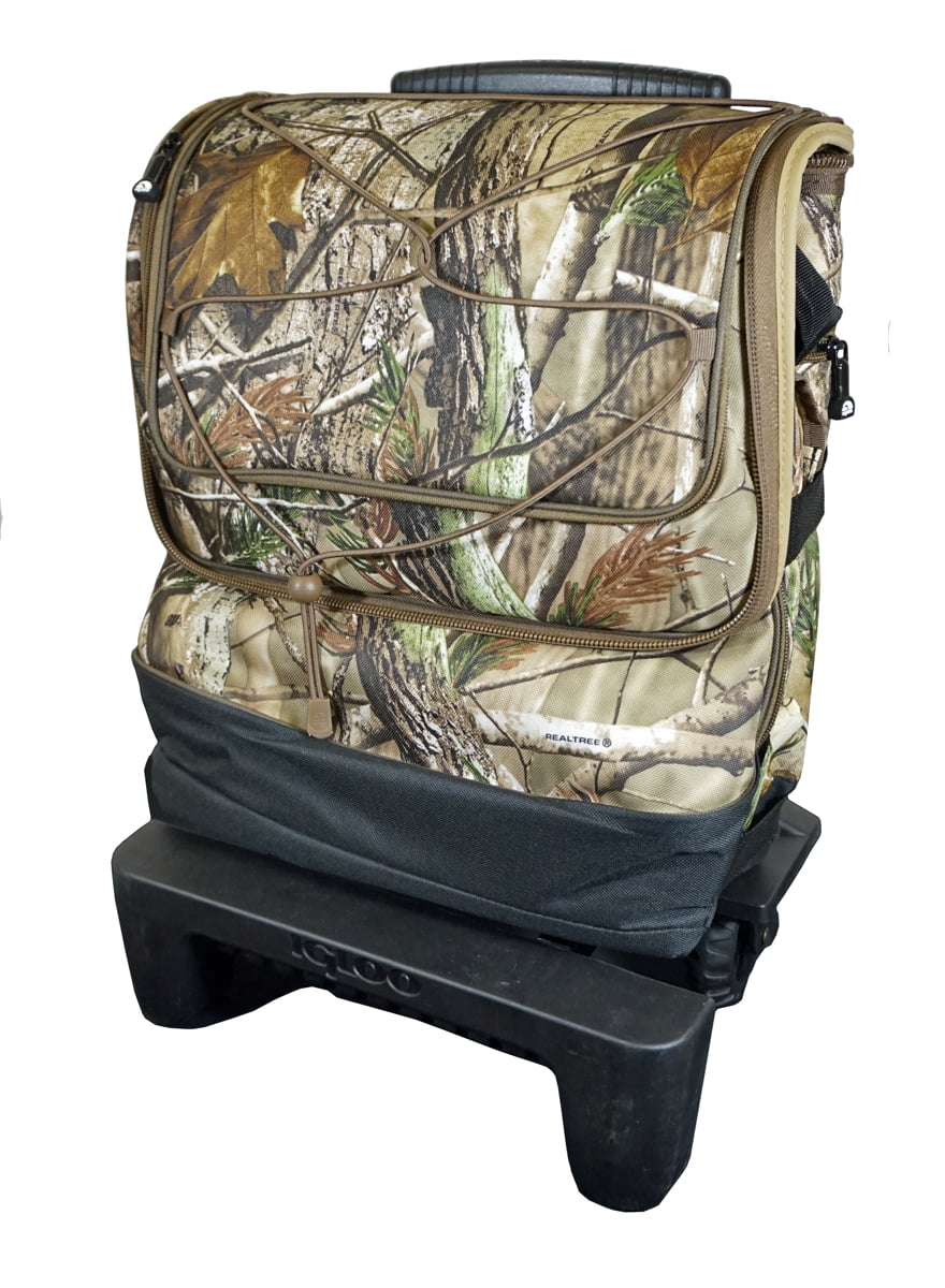 Igloo Realtree Camo 58 Can Rolling Cooler Ice Chest Cool Fusion 40 QT Roller for sale online 