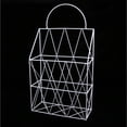 thumbnail image 3 of DOLITY File Holder Metal Organizer, Rack Holder,Storage Basket for ,Books, Newspapers White, 3 of 8