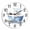 SIXL- 2, variant on Kurmntregon Bathroom Wall Clock Bathtub Hot Tub Wooden Animal Toilet Silent Non Ticking Battery Operated Wood Clock For Bedroom Bathroom Living Room Office School Kitchen Round 10"