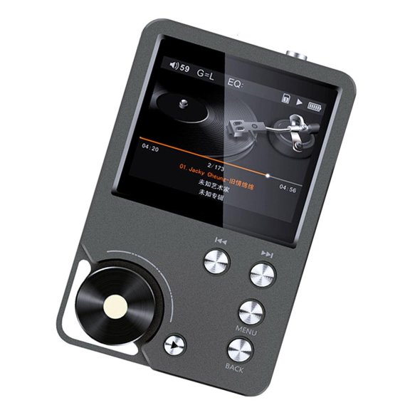 Long Playbacks Music Device DSD256 Audios Player Aluminum Body Color Display