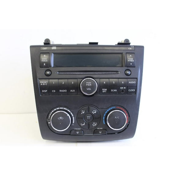 2008-2012 NISSAN ALTIMA RADIO STEREO RECEIVER CD PLAYER A/C CONTROL 28185-ZN40A