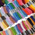 thumbnail image 2 of Pack of 100 bright embroidery threads, 8 meters per skein, bright and rich colors, for versatile use., 2 of 4