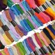 thumbnail image 1 of 100Pcs Embroidery Thread Glossy Hand Feel 8 Meters Per Skein Bright Rich Colors Wide Application Embroidery Floss, 1 of 3