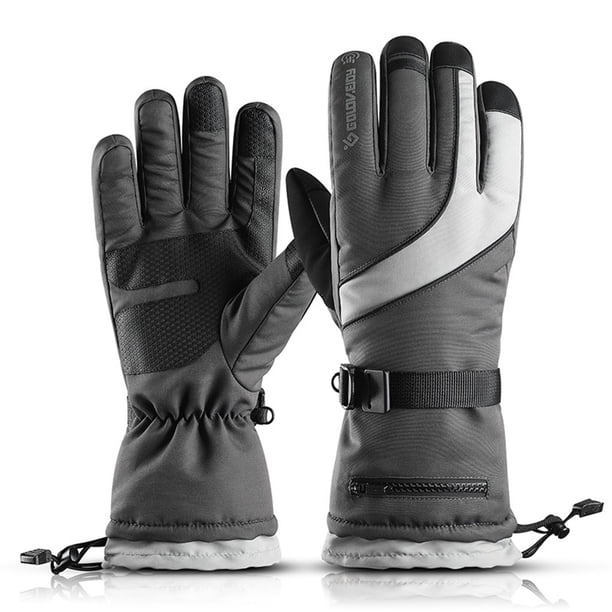 Eigraketly Guantes de invierno Dulce regalo Resiliencia Mitones para exteriores Suministros de ciclismo ajustables Equipo deportivo Ropa de ciclismo Ciclismo SK03/Gris/L Eigraketly OD025879-27