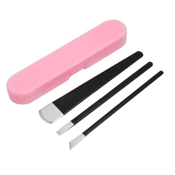 Herramienta de pedicura, 3 piezas de acero inoxidable, herramienta de pedicura para uñas de los pies, removedor de callos de pies, funcionalidad inteligente
