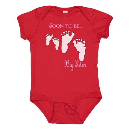 

Inktastic Soon to Be Big Sister Gift Baby Girl Bodysuit