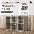 13Inch Cube Storage Organizer Shelf with Extra Thick Exterior Edge