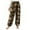 Brown, variant on Odeerbi Kids Boys Girls Cute Bear Fleece Pajama Pants Winter Thermal Sleepwear Bottoms Kids Solid Color Print Warm Pants Loungewear Full Length Pants Kids Clothes Black