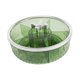 thumbnail image 4 of Bandeja para servir con tapa y base giratoria de 5 compartimentos. Platos para aperitivos. Verde, 4 of 9