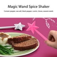 thumbnail image 3 of 2PCS Pentagram Salt Pepper Dispenser, Plastic  Spices Shaker Wand with Magical Star Kitchen Accessories for Christmas Theme Restaurants Table Setting, 3 of 8