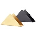 thumbnail image 3 of 2 porta servilletas de acero inoxidable, dispensador de pañuelos de papel de mesa, soporte triangular., 3 of 6