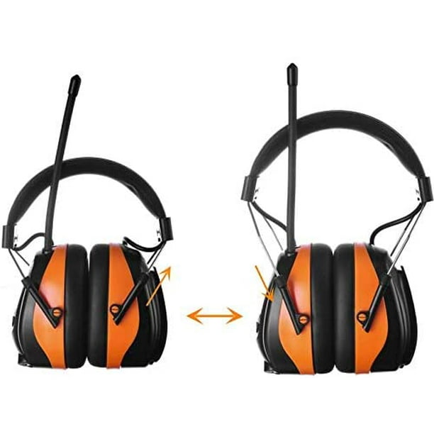 Protection auditive avec radio, Bluetooth, Entrée audio, cache-oreilles