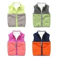 thumbnail image 3 of GYRATEDREAM 1-6T Boys Girls Polar Fleece Vest Jacket Ligntweight Cute Cartoon Patterns Coat Zipper Closure Sleeveless Waistcoat, 3 of 7
