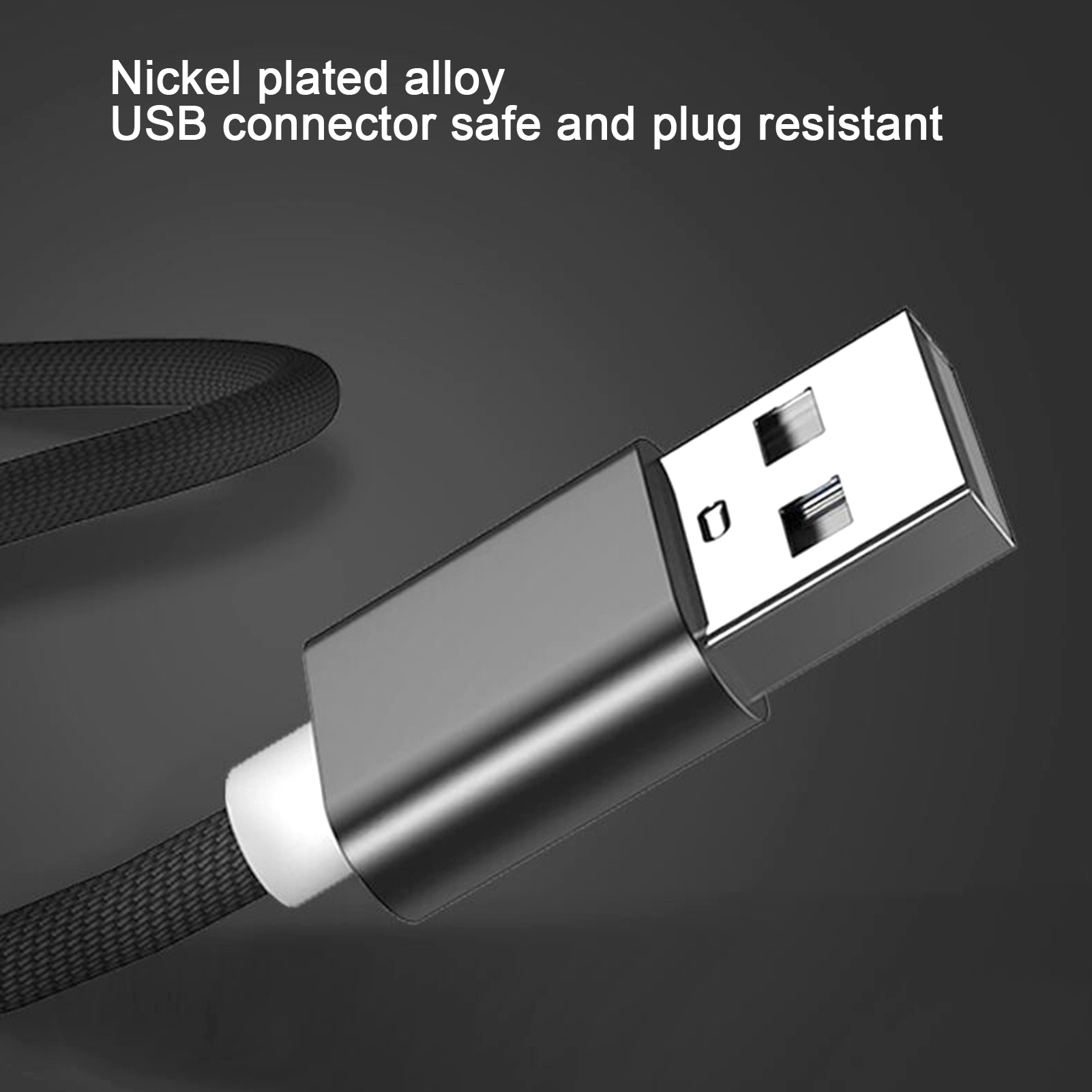 ASKMZ 2A Super Speed Dual-head USB2.0 Male to Male Data Extension Cable Cord for Mobile Hard Disk Computer