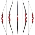 thumbnail image 3 of Black Hunter 60 inch Takedown Recurve Bow Set for Adults Youth and Beginner 20-60 lbs for Right Hand（45lbs）, 3 of 9
