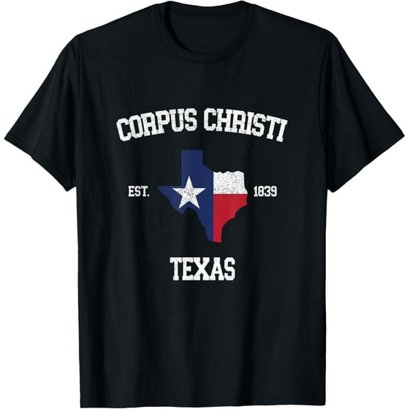 t-shirt Corpus Christi Texas T-Shirt mens，black，women，funny，journey，Crew Neck, Short Sleeve,printing