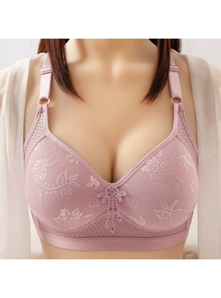 Pretty Comy Women Plus Size Sexy Push Up Bra Front Closure Butterfly  Brassiere Backless Bralette Breast Seamless Bras Large Size A B C D Cup  Brassiere 