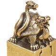 thumbnail image 4 of Xuanwu-estatua en miniatura , escultura pequeña de latón, adorno de mesa para estantería, decoración del hogar, regalo de cumpleaños, 4 of 5