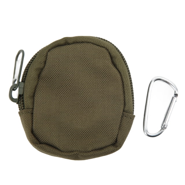 Mini Bolsa Para Llaves, Estuche Para Llaves, Redonda, Resistente Al Desgaste, Multifunción, Nailon 1000D Para Actividades Al Aire Libre