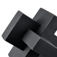 thumbnail image 4 of Atlas Lighting and Home Angular Block Sculpture Decoration - 5.75" - Black, 4 of 5