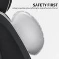 thumbnail image 6 of FLORICH Leather Car Seat Cover Front Seat, Waterproof Seat Covers for Cars, Automotive Seat Covers Universal Fit for Most Cars SUV Truck, Gray & Black, 6 of 8
