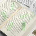 thumbnail image 4 of KAKOWELY clips jumbo pour Papier 50 Pcs Petits clips Mignons pour Documents clips en Plastique Mini clips Mémo 2.17"X1.61"X0.08 Pouces, 4 of 5